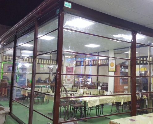 İzmir Tente Pergola, Şeffaf Stor Modelleri